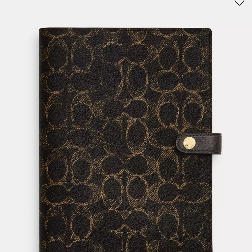 🤎📗🤎 COACH NOTEBOOK IN LOVE SIGNATURE CANVAS 🤎📗🤎 NWT 🤎📗🤎